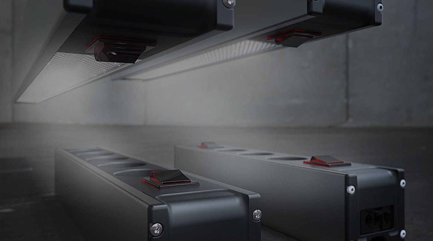 LED-Leuchten und Steckdosenleisten F Line